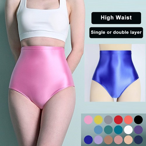 Mjinm women shiny briefs - shiny,