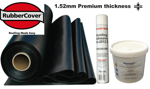 Rubber roofing kit for flat - rubber,