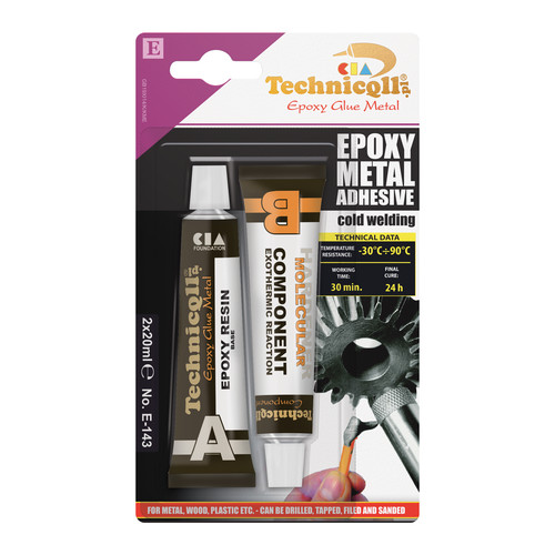 Epoxy metal adhesive 2x20ml - epoxy,