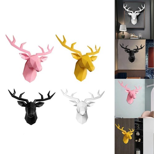 Deer head wall mount modern - wall,