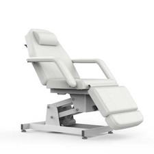 Professional 3 Section Electric treatment Beauty Couch Bed Variable Height White