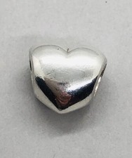 Genuine Pandora Plain Smooth Heart Charm ALE 925 #790137