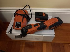 Fein Cordless MultiMaster oscillating multi-tool Used With Charger+2Batteries