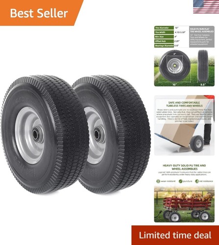 Flat free inch - 10-inch, solid