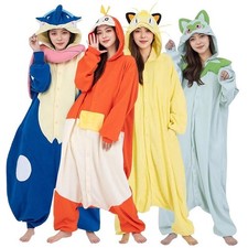 Cosplay Pokemon Sazac Kigurumi Pajamas Greninja/Meowth/Fuecoco‌/Sprigatito 2025