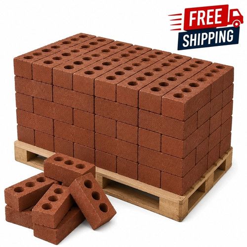 Red engineering brick - red,