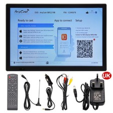 LED 15.4" inch 12V Digital TV Portable for Motorhome Caravan Boat Freeview HD