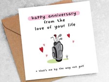 FUNNY ANNIVERSARY CARD love