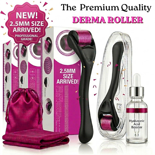 Derma skin roller 540 - , titanium