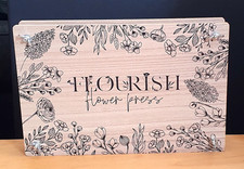 FLOWER PRESS LARGE WOODEN TO CREATE DRIED FLOWERS AND FOLIAGE FLOURISH BY AMELIA