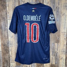 Paris Saint-Germain 2024-25 Home Soccer Jersey O. DEMBELE #10 Nike M - PSG