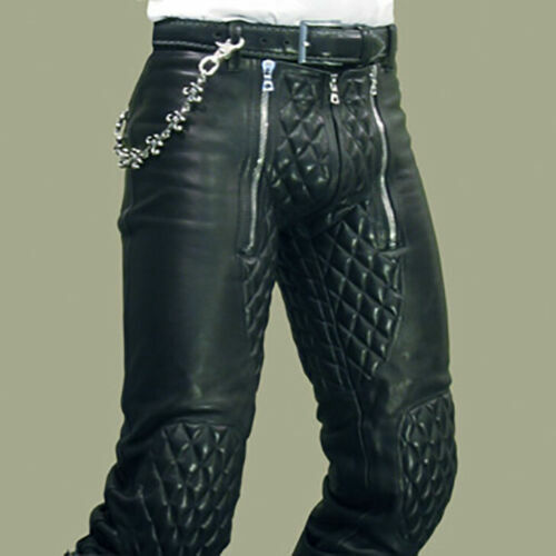 Men real leather pant - men's,
