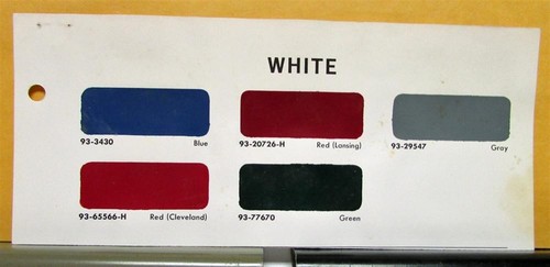 1966 white truck - truck, chips