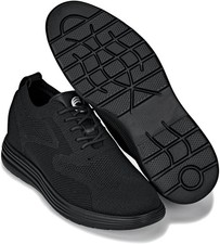 CALTO Men's Invisible Height Increasing Elevator Shoes - 2.8 inches