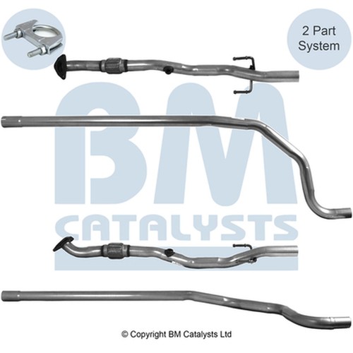 Centre exhaust pipe fit kit - centre,