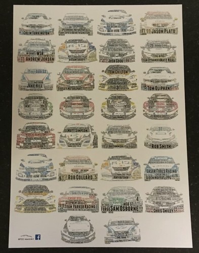 Btcc word posters - btcc, various
