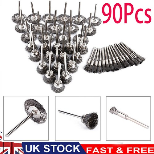 Wire wheel cup brush drill - 90*,