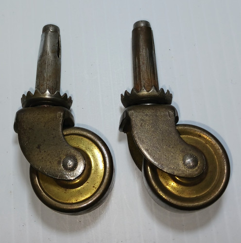 Vintage furniture casters - 2-,