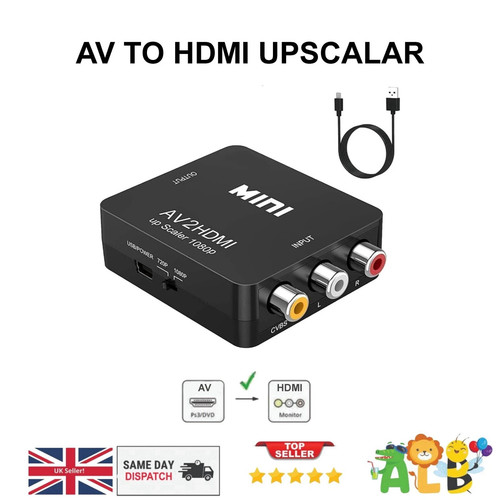 Hdmi 1080p rca cvbs - av,
