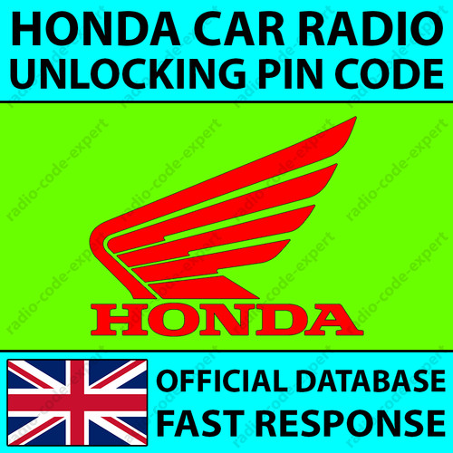Honda radio unlocking - radio,