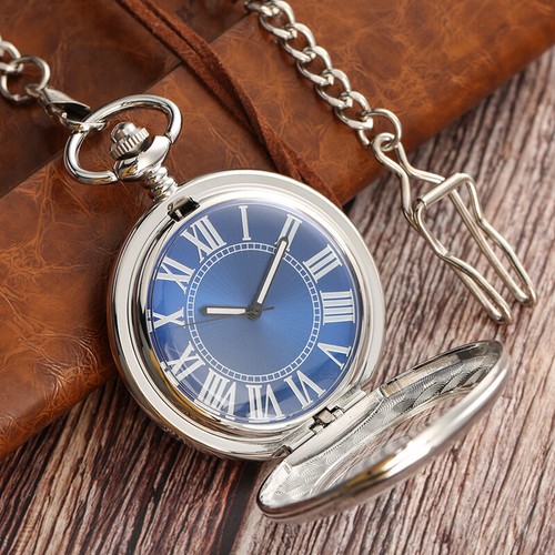 Vintage blue dial - vintage, silver