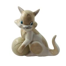 Porcelanas Miquel Requena Cat Ornament Ball of Wool Kitten Pussy Valencia Spain