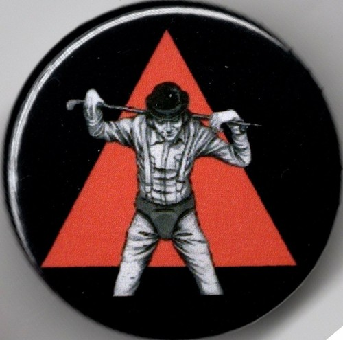 Clockwork orange 25mm pin - 25mm,