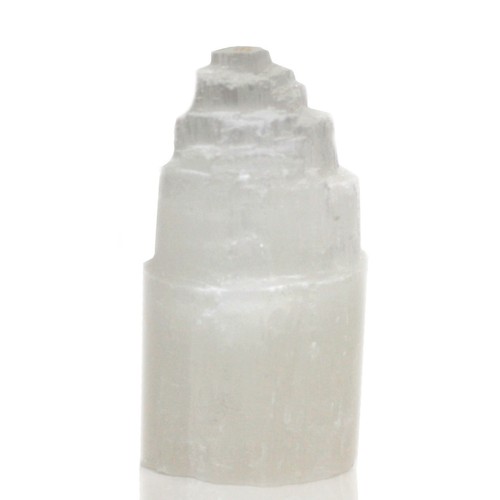 Natural selenite tower lamp - lamp,