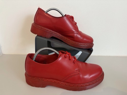 Martens 1461 red - red, mono