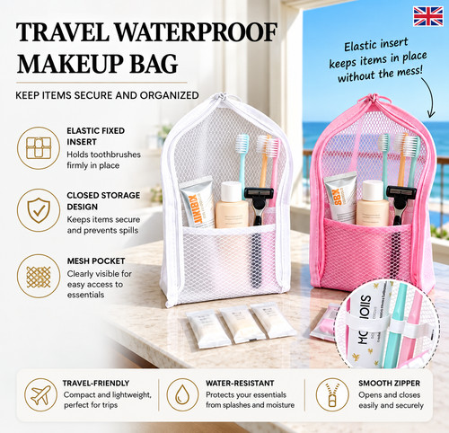 Standing toiletry bag - toiletry, cosmetic
