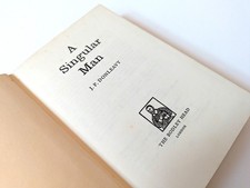 J P DONLEAVY - A Singular Man First Edition Hardcover 1964, Vintage Novel,