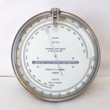 NEGRETTI & ZAMBRA ISOTHERMAL ALTIMETER MILITARY BAROMETER BRITISH ARMY RAF 1955