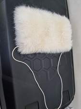Hand Muff Warmer In Ivory Faux