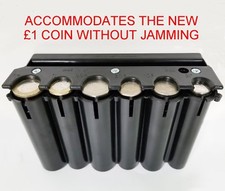 4 x COIN DISPENSER LARGE BLACK