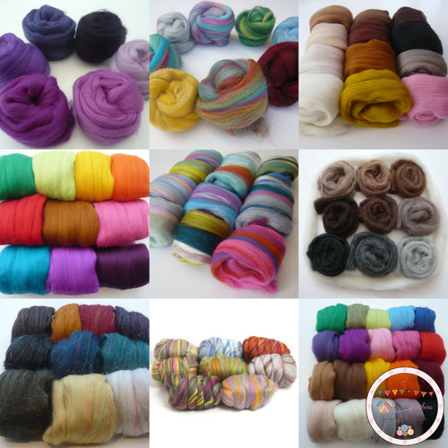Heidifeathers wool roving - wool,