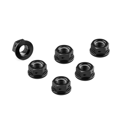 Rear sprocket nuts black - nuts,