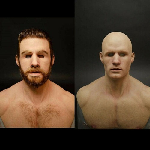 Men latex face cover - men,