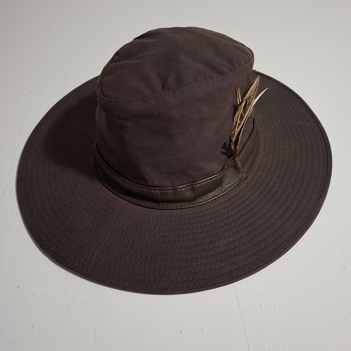 Barbour wax hat d597 - barbour, brown