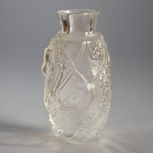 Lalique bud vase - bud, “femmes