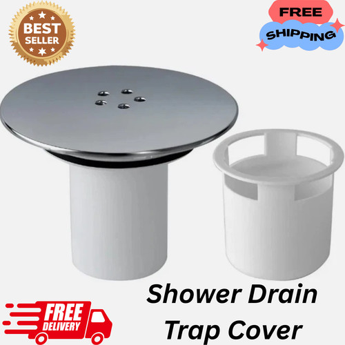 Shower drain trap cover - drain,
