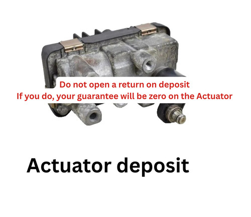 Actuator deposit - actuator,