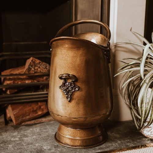Antique brass coal - antique,