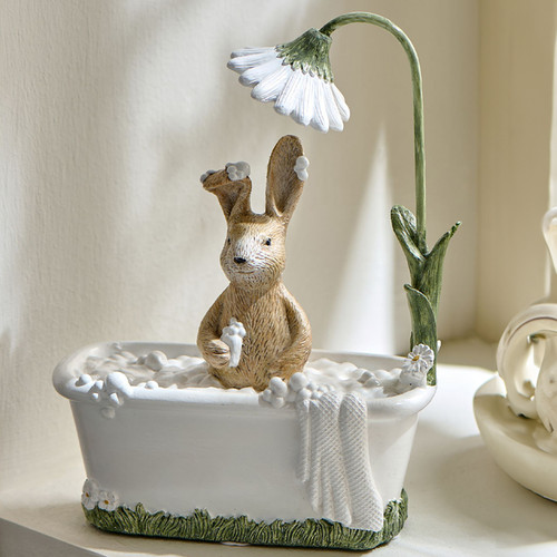 Rosie rabbit spa bath ornament - spa,
