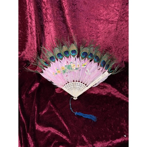 Antique chinese handheld fan - chinese,