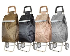 Lightweight Shopping Trolley Large Grocery Basket Strong Cart Pattern: spiral