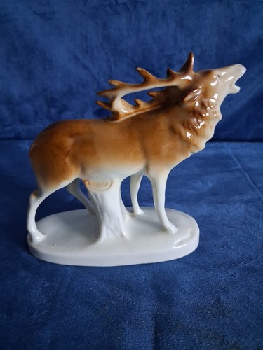 Stag roaring ceramic - stag,,