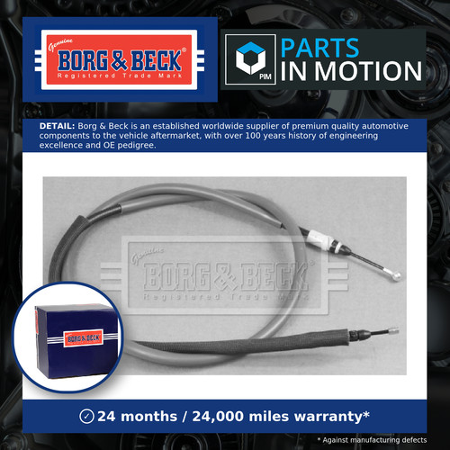 Handbrake cable rear - cable, or