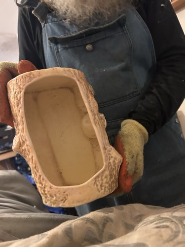 Sylvac log vase - log,