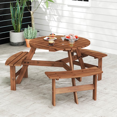 Person round picnic table - picnic,