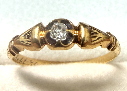 Antique 1854 victorian - victorian, 14k